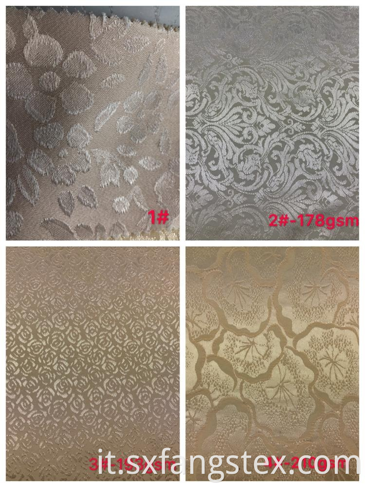 Polyester Jacquard Home Textile Cushion Curtain Fabric 4